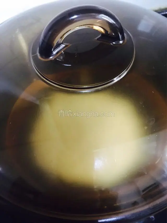 烧开后转中小火盖上锅盖慢慢炖煮