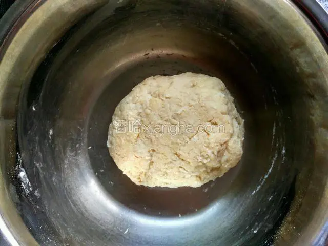 活成团后盖上保险膜，静置半小时或者以上，夏天放冰箱冷藏静置。