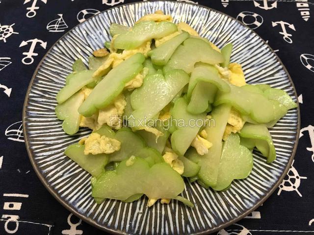 鸡蛋炒佛手瓜