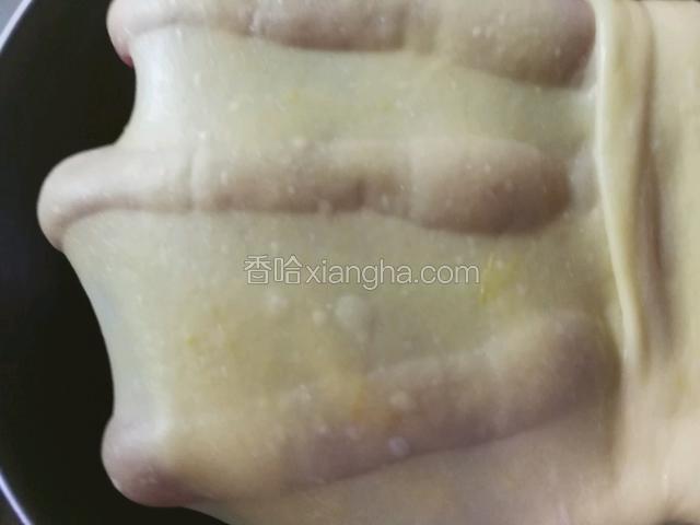 揉出薄膜。
