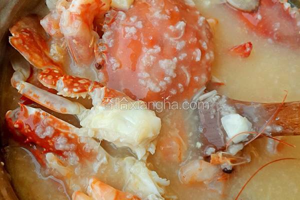 鲜香虾蟹粥