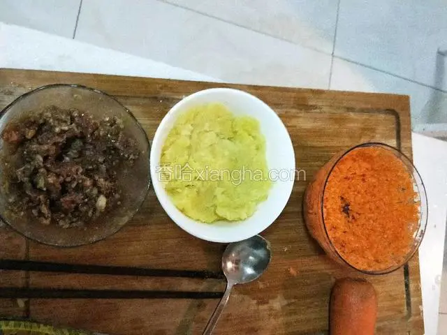 制作牛肉馅