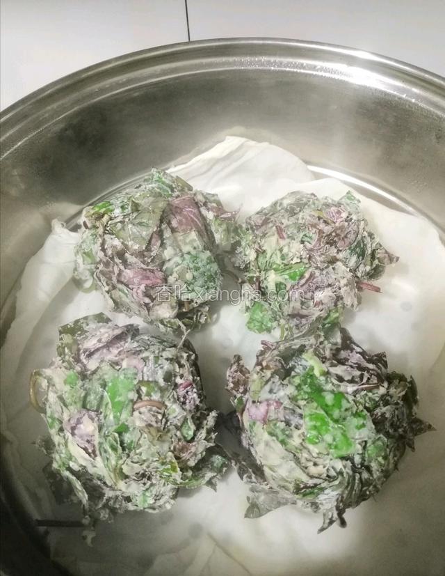 水开后上锅蒸15分钟