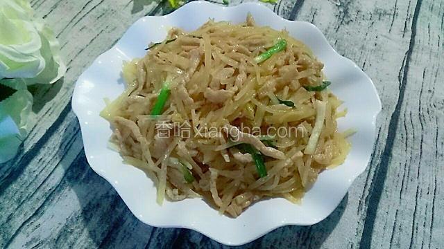 土豆炒肉丝