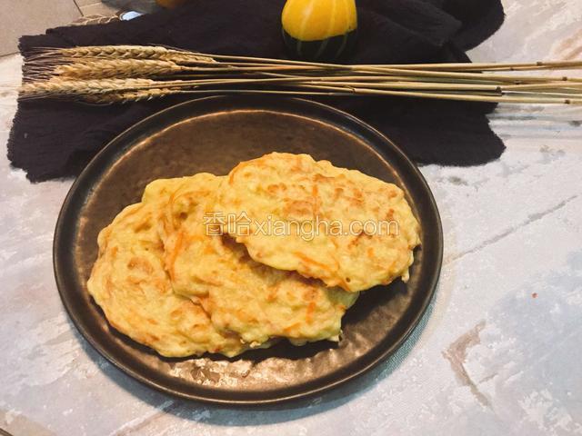 鳕鱼胡萝卜饼