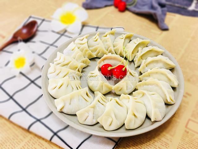 西洋菜猪肉饺