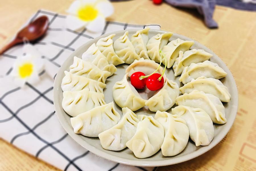 西洋菜猪肉饺