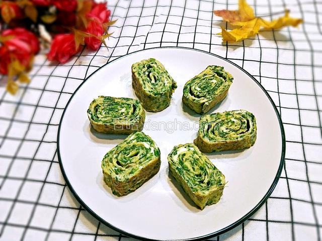 菠菜厚蛋烧