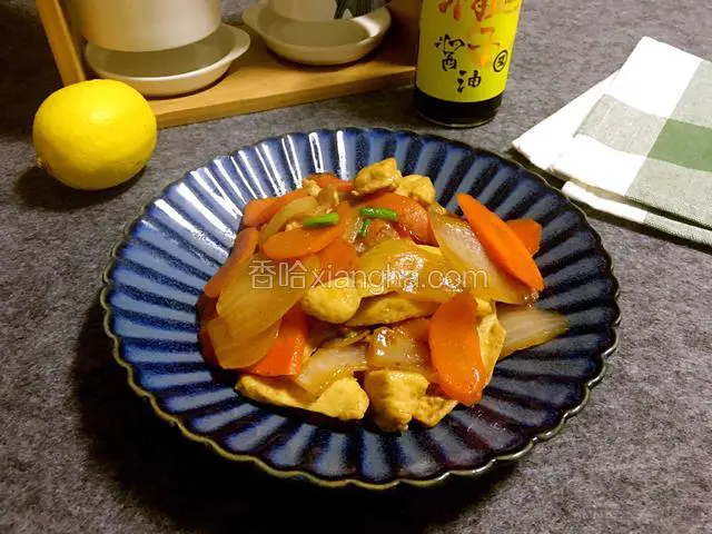 圆葱爆鸡片