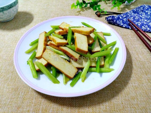 香芹炒豆干