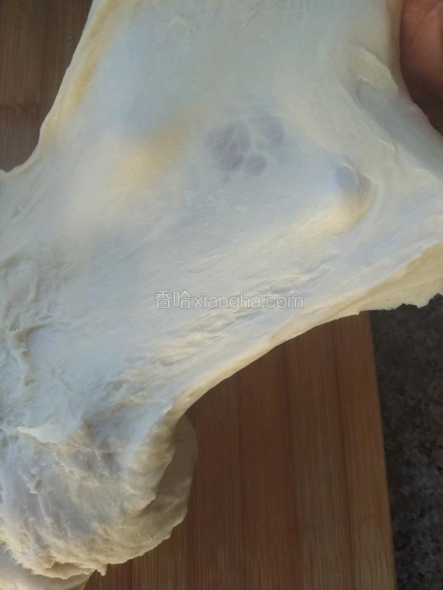 揉了五分钟，拉起出现厚膜