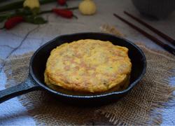 鸡蛋肉饼