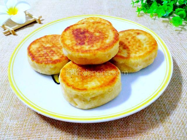 黑芝麻红薯发面饼