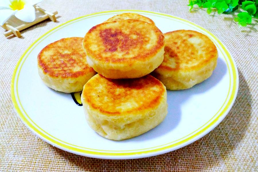 黑芝麻红薯发面饼
