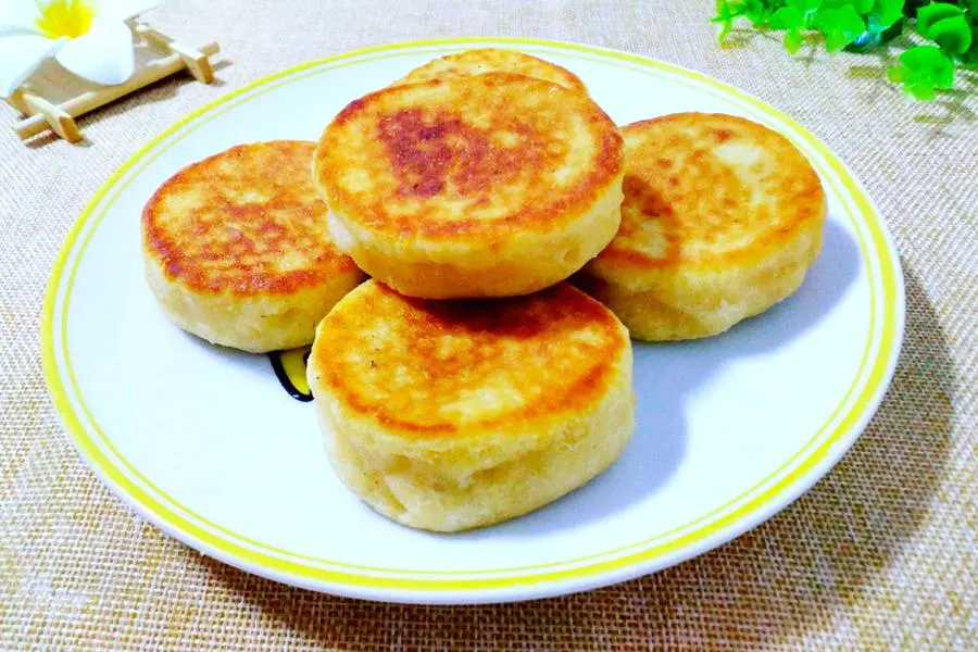 黑芝麻红薯发面饼