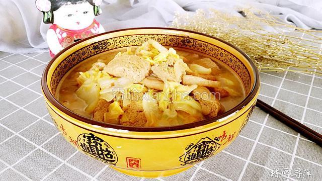 冻豆腐炖白菜