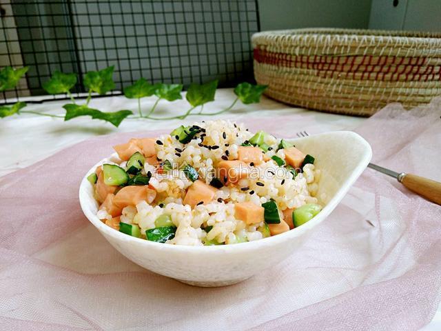 美美哒香辣炒饭完成