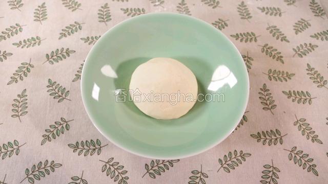 再揉捏为面团，饧三十分钟；