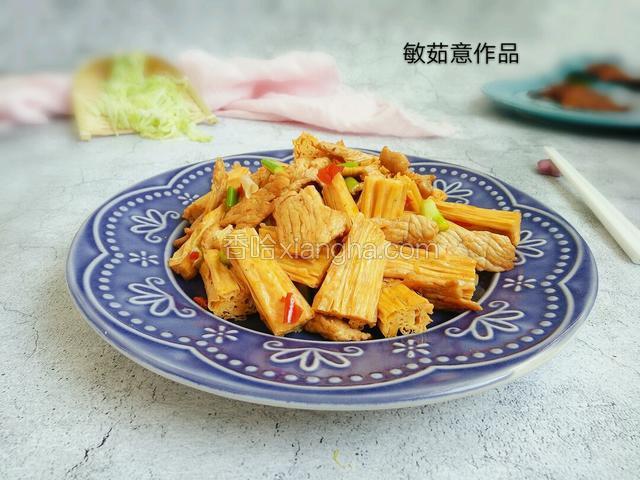 香辣腐竹炒肉