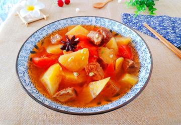 牛肉西红柿地瓜汤