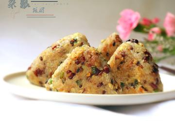 香煎土豆杂粮饭团