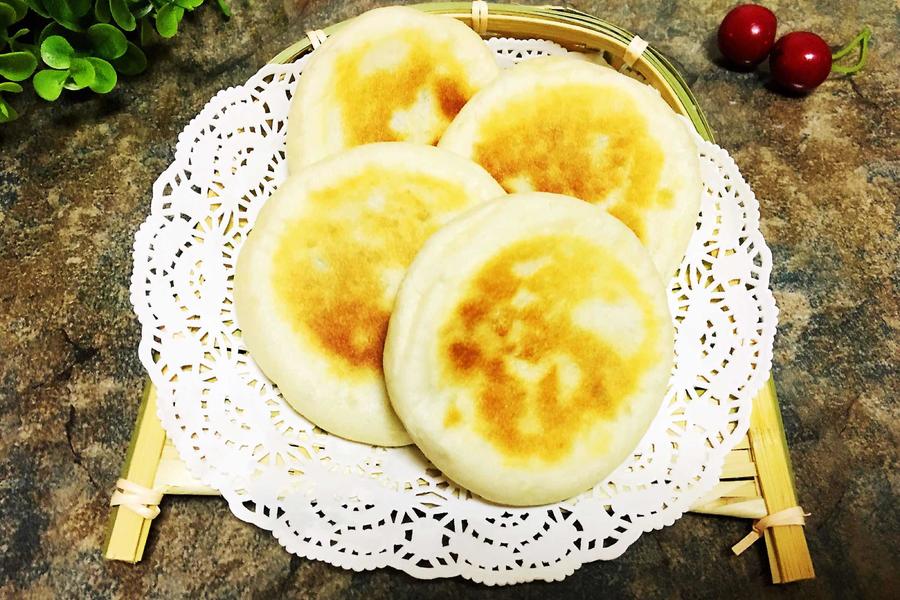 发面豆沙烙饼