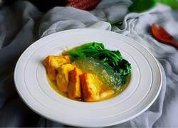 菠菜豆腐粉丝汤