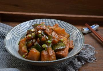 南瓜烧肉（黄豆酱版）