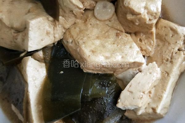 海带炖豆腐