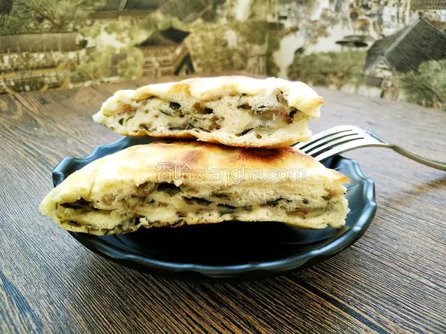 马齿苋大饼馍（烙馍版）