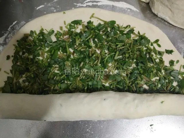 卷起来。