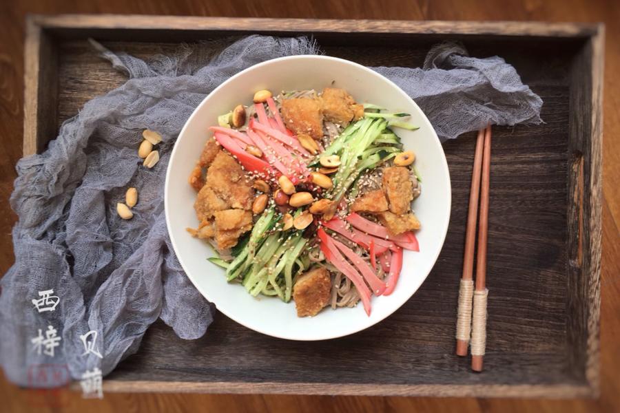 下班回家也可以轻松搞定的晚餐-凉拌荞麦面