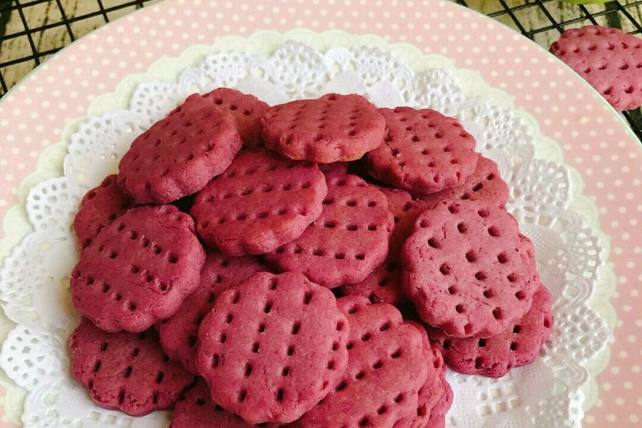 紫薯饼干的教学