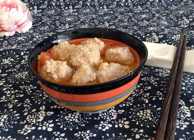 西红柿肉丸汤