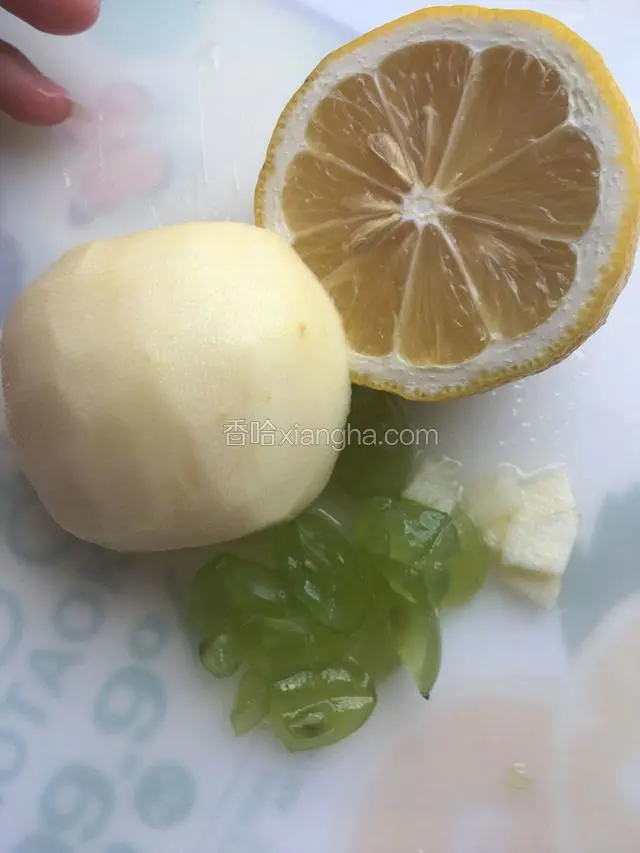苹果也切碎