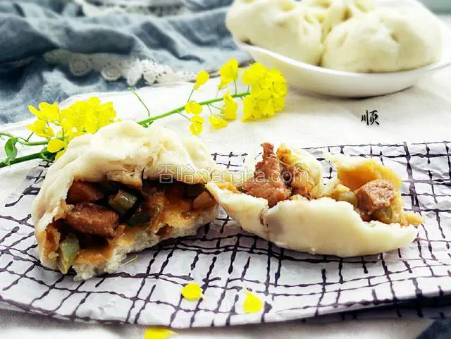山东肉块大包子 