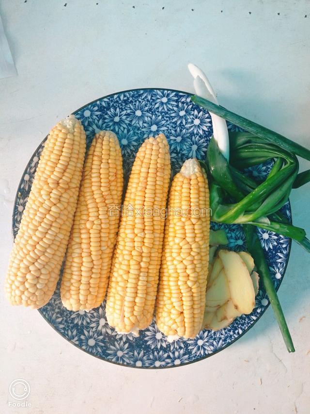 玉米葱结姜片