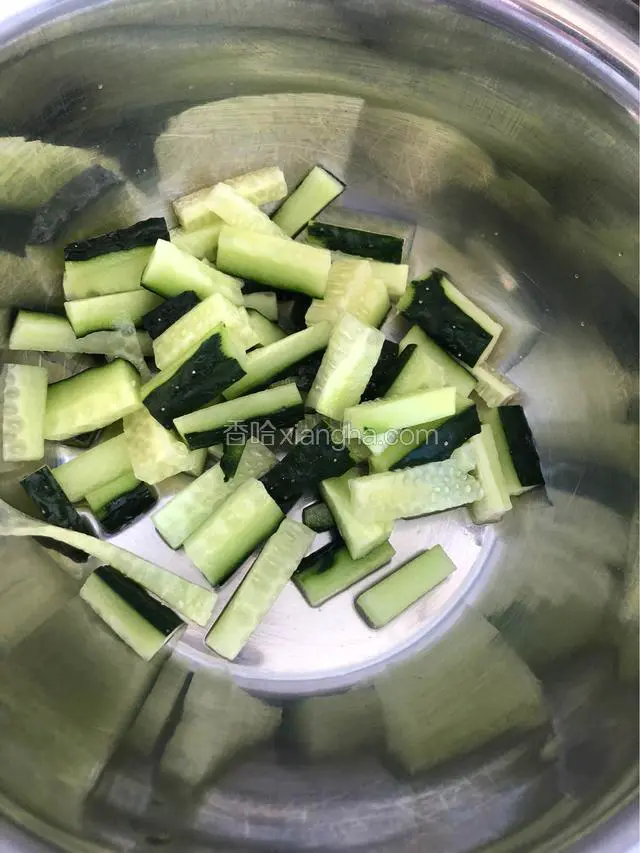 黄瓜切条