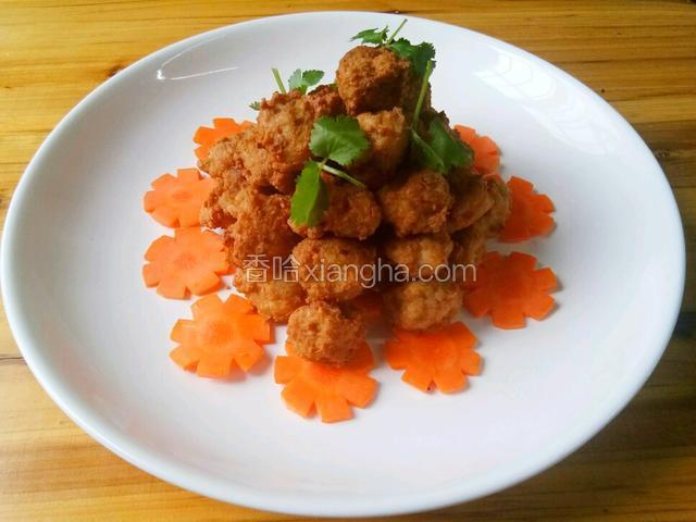 干炸豆腐肉丸子