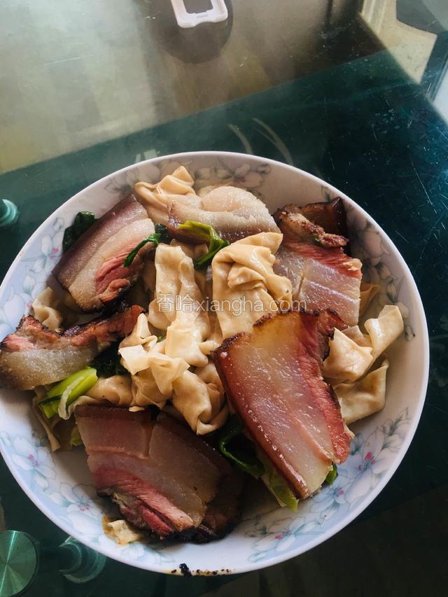 蛋白肉炒熏肉