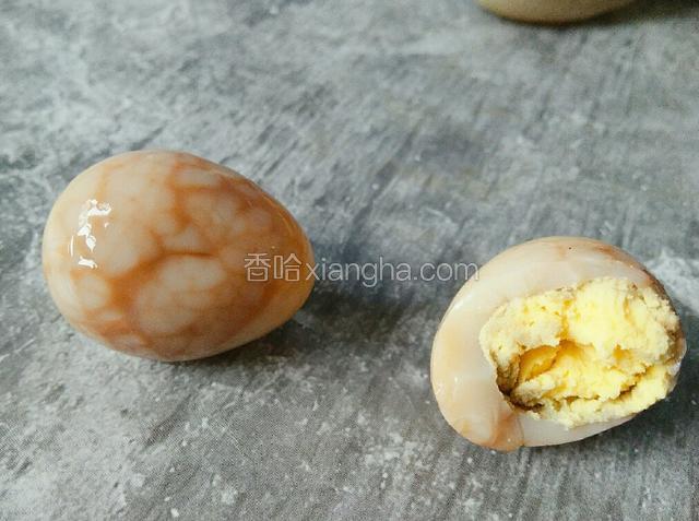 浸泡时间越长越入味，茶香夹杂着五香，入味又好吃！