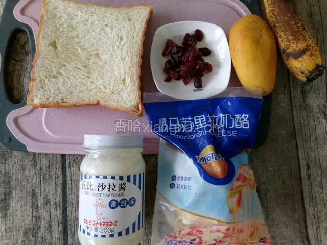 准备好下面食材