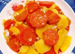胡萝卜炖土豆片