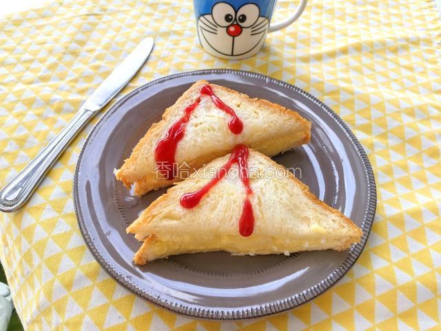 鸡蛋土豆三明治