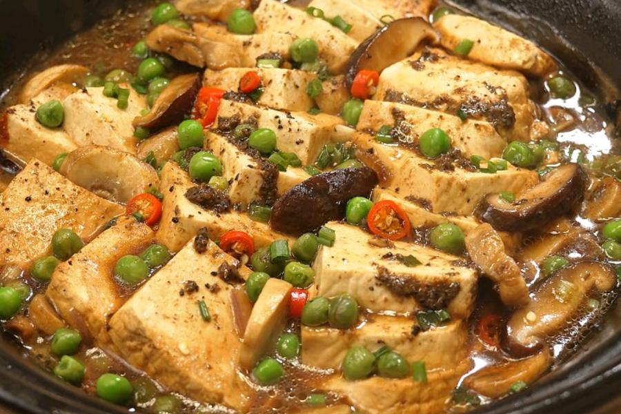 黑松露豆腐煲