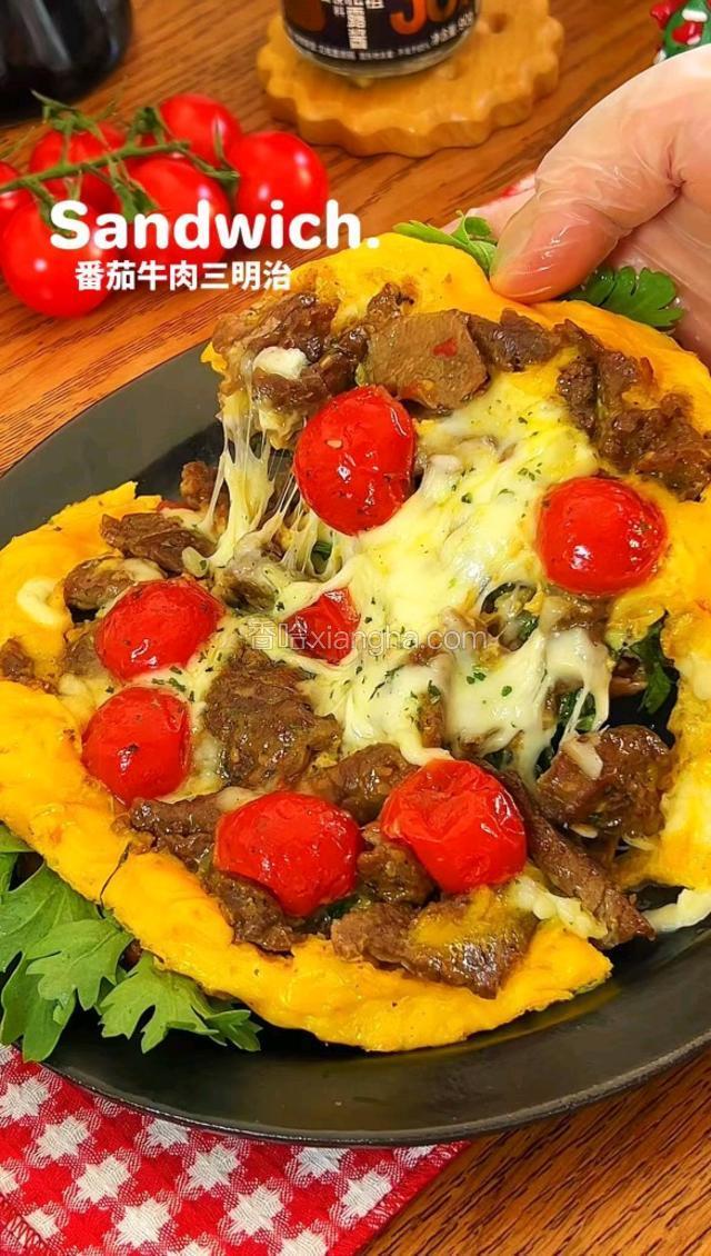 番茄牛肉三明治