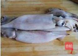 孜然鱿鱼须的做法图解1