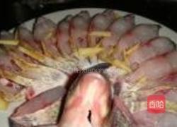 火腿开屏鱼的做法图解5