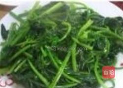 上汤皮蛋菠菜的做法图解4