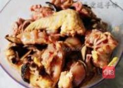 荷叶香菇蒸鸡的做法图解11